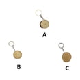 thumbnail image 2 of Langgg Wood Keychain Hanging Portable Engraving DIY Key Chain Round Shaped Blank Keyring Handmade Keys Jewelry Accessory 3 to 4cm 1Set, 2 of 6