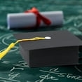 thumbnail image 4 of Graduation Gift Box with Tassel for Her Class of 2026 Graduation Hat Cap Box Gift Wrapping Grad Keepsake Memory Home Decor Black Box for College Graduate High School Party Favor Supply, 4 of 6