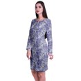 thumbnail image 4 of Moomaya Womens Full Sleeve Printed Midi Length Printed Bodycon Dress, 4 of 6