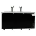 thumbnail image 5 of Heavy Duty Commercial 2 Tap Black Beer Dispenser (24" depth 72" length), 5 of 9
