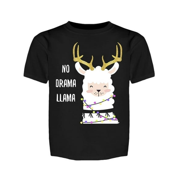 Reinder Llama, No Drama Tee Girl's -Image by Shutterstock