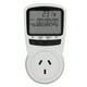 thumbnail image 1 of Medidor de potencia de enchufe de 240V inteligente con Monitor de uso de electricidad de protección de sobrecarga LCD para enchufe doméstico AU, 1 of 5