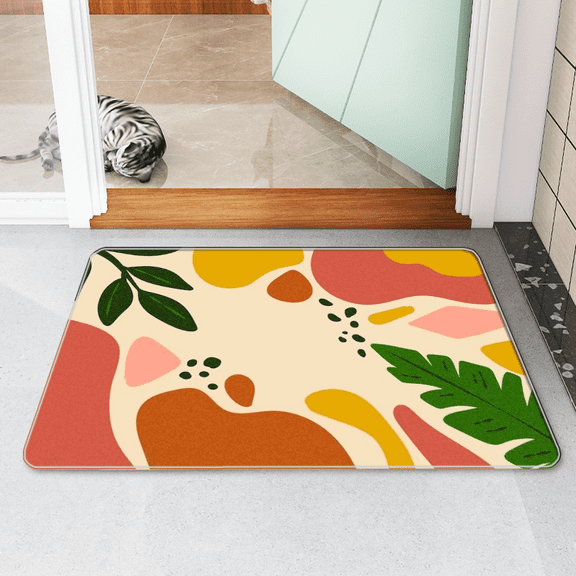 Irregular Art Bath Mat Carpets Room Rugs Floor Mats Doormat Kitchen Carpet Rug for Bedroom Foot Entrance Door Bathroom House