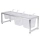 thumbnail image 2 of Caja de condimentos de acrílico transparente, contenedor de almacenamiento de condimentos, juego de tarros de especias con cucharas, 2 of 8