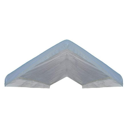 Heavy Duty Waterproof Valance Canopy Cover, White, 10’ x 20’