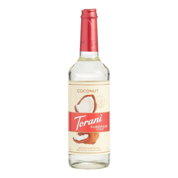 Torani Puremade Coconut Syrup 750ml Pack of 2