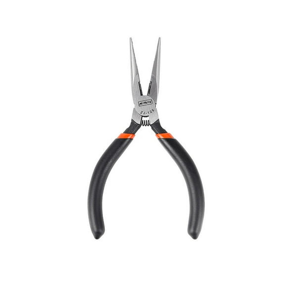 (5-Inch) Long Needle Nose Pliers Precision Wire Plier Repair Tool Flat Nose Jewellery Pliers