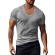 thumbnail image 1 of Camisa de algodón informal de color liso y manga corta para hombre - Material cómodo, para uso diario/fiestas, M-XXXL, 1 of 4