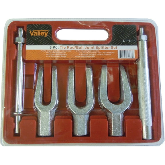 Valley 5pc Tie Rod/Ball Joint Separator Set with Tray