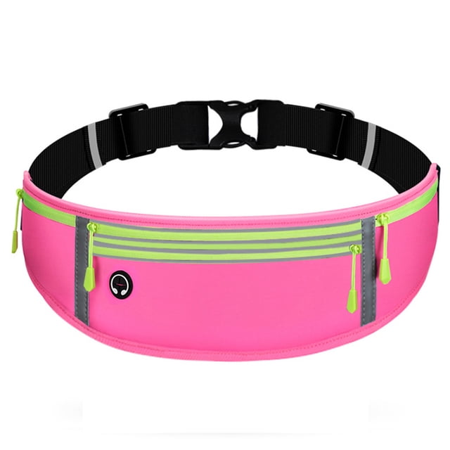 Cinturón delgado para correr, riñonera de entrenamiento para hombres y mujeres, cinturón de corredor para correr, caminar, andar en bicicleta, acampar