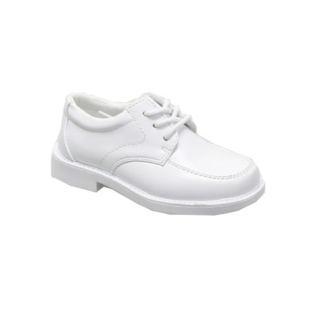Victor Little Boys White Lace-Up Back-To-School Elegant