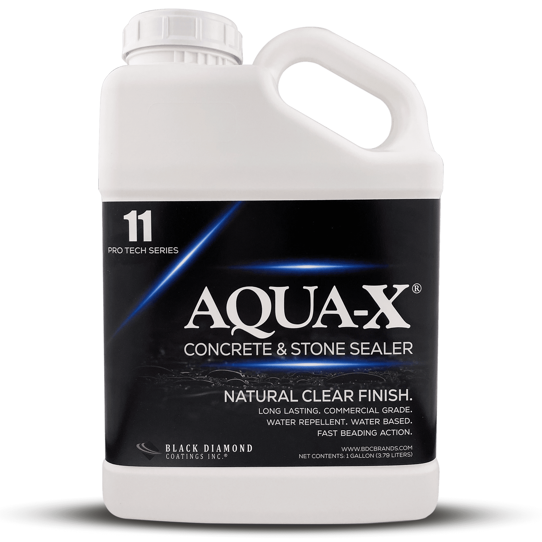 1 Gal. AQUA-X 11 Clear Penetrating Stone and Concrete Sealer | Natural Finish | Professional Grade | Indoor & Outdoor | Fast Dry and Long Lasting Protection