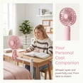 thumbnail image 7 of Fountwell Battery Operated Fan, Rechargeable Clip-On Fan for Car Seat, Wagon, Bike, Treadmill – Travel Accessory for Beach, Outdoor, Gift Idea, 7 of 7