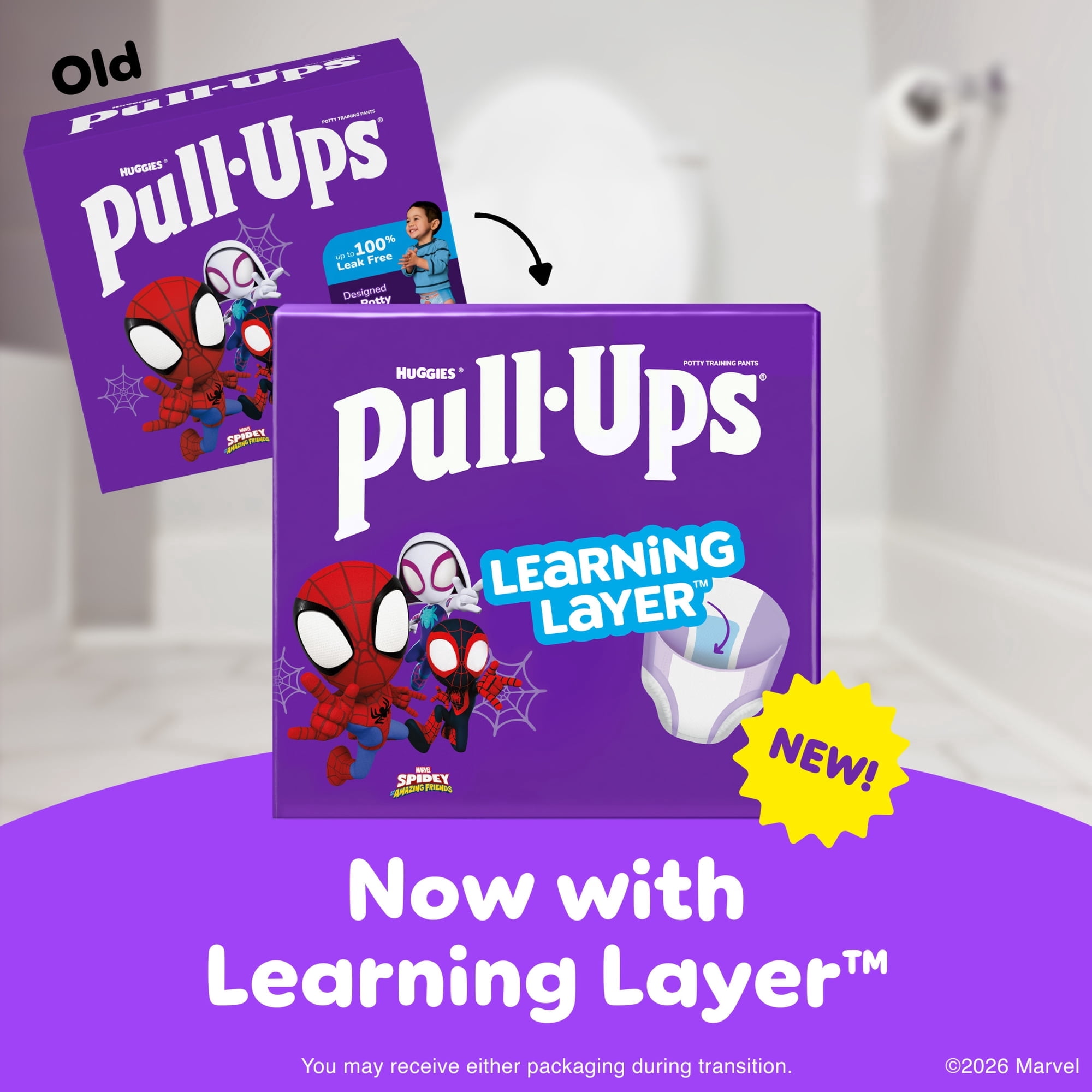 Pull-Ups Boys' Potty Training Pants, 5T-6T (46-60 lbs), 50 Count