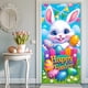 thumbnail image 5 of Decoraciones de Pascua, adornos de Pascua, regalos de Pascua, encantadora decoración de puerta de Pascua, adorable conejito con huevos de colores y feliz Pascua, decoración festiva de primavera, panca, 5 of 6