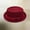 Wine, variant on Men's Cool Mesh Pork Pie Straw Hat Summer Sun Protection Costume Party Cap Fedora Hat Dad Bowler Flat Top Men Red-A