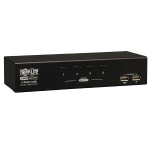 Tripp Lite B006-VU4-R 4 Port USB KVM Switch (Best 4 Port Kvm)