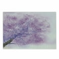thumbnail image 1 of Flower Cutting Board, Dreamy Tree Body View Cloudy Details Love and Affection Valentines Inspired Motif, Decorative Tempered Glass Cutting and Serving Board, Small Size, Purple, by Ambesonne, 1 of 1