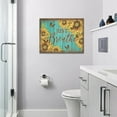 thumbnail image 6 of Farmhouse Bathroom Wall Decor Sunflower Wall Art Just Breathe Inspirational Quotes Rustic Country Sunflower Canvas Painting Print Framed Artwork for Office Kitchen Bedroom 16"x12", 6 of 6
