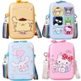 thumbnail image 2 of Bolsos cruzados de Hello Kitty para niñas, bolsos de mensajero de Anime Sanrio, Kuromi Cinnamoroll, bolso de teléfono móvil portátil para mujeres, 2 of 4