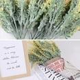 thumbnail image 5 of 8Pcs Artificial Lavender Fake Flowers for Decoration Faux Flower Plants Plastic Greenery Outdoor Garden Outdoors Home Art Floral Arrangements Wedding DIY Bouquet Wreath (Yellow), 5 of 7