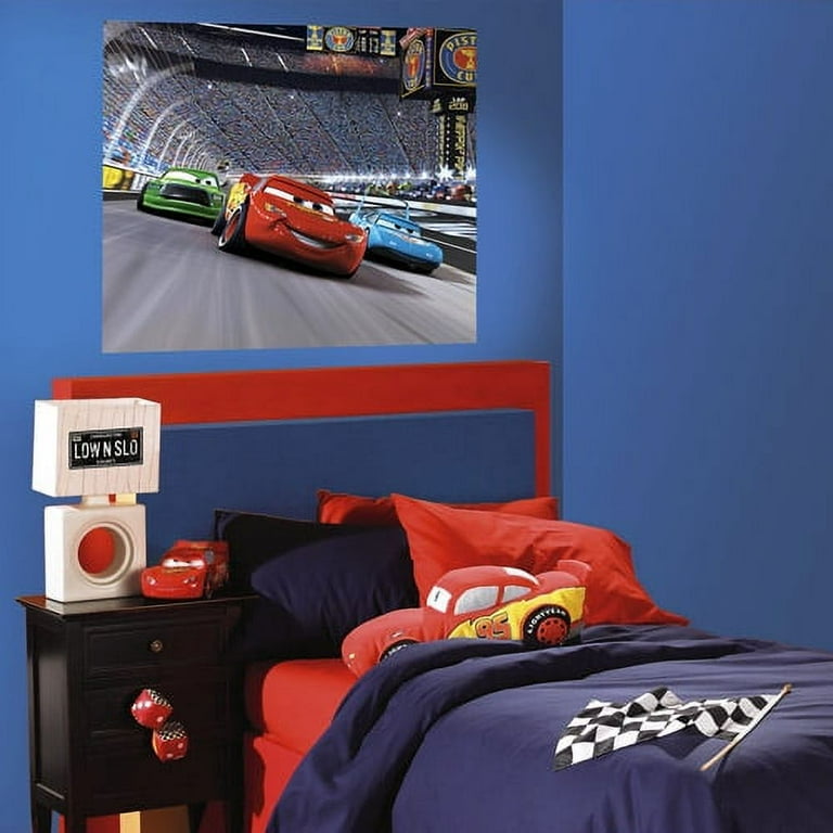 Disney cars room on sale decor walmart