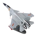 thumbnail image 2 of Milaget 1/100 Scale Aircraft Model J15 Airplane Diecast Model for Bedroom Home Shelf gray, 2 of 9