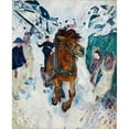 thumbnail image 3 of Munch, Edvard 12x14 Black Modern Framed Museum Art Print Titled - Galloping Horse, 1910-1912, 3 of 5