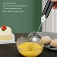 thumbnail image 5 of Electric Blender Mixer Milk Frother Egg Beater Coffee Milk Drink Juice Food Whisk Stirrer USB Rechargeable Hand Blender, 5 of 7