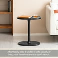 thumbnail image 4 of Crawford Solid Mango Wood C Shape End Table 22 Inch Black, 4 of 9
