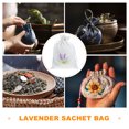 thumbnail image 4 of Bolsa con cordón vacía, bolsa con cordón bordada con lavanda, bolsa de algodón de azúcar, bolsa con fragancia para recuerdo de boda, 4 of 8