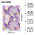 thumbnail image 2 of FORMRS 1-Subject Spiral Notebook 8" x 5" College Ruled 60 Refillable Sheet A5 Hard Cover, 2 Pack, Pastel Purple Marble Pattern, 2 of 7