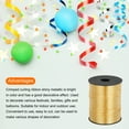 thumbnail image 3 of Uxcell 500 Yards Curling Ribbon Crimped Balloon String Metallic 3/16" for Party Decoration Gift Wrapping Art Crafts Light Gold, 3 of 6