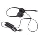thumbnail image 2 of Auriculares De Servicio Al Cliente, Auriculares USB Retráctiles Plug And Play Volumen Ajustable Para Cursos En Línea, 2 of 7