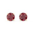 thumbnail image 1 of 1 Carat Solitaire Stud Earrings in 10K Yellow Gold, 1 of 2