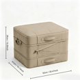 thumbnail image 3 of Foldable Clothing Organizer with Handles, Home Bedroom Storage Solution, 3 of 7