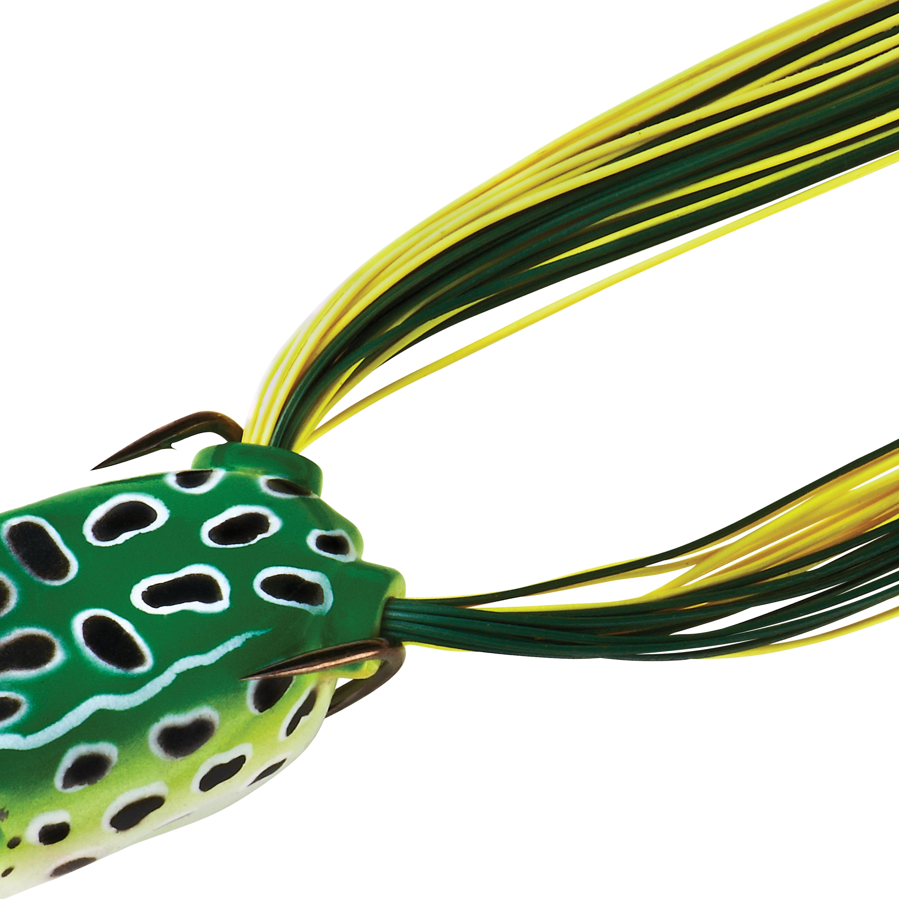 (2 pack) BOOYAH Poppin' Pad Crasher Hollow Body Frog Leopard Frog 3" 1/2 oz.