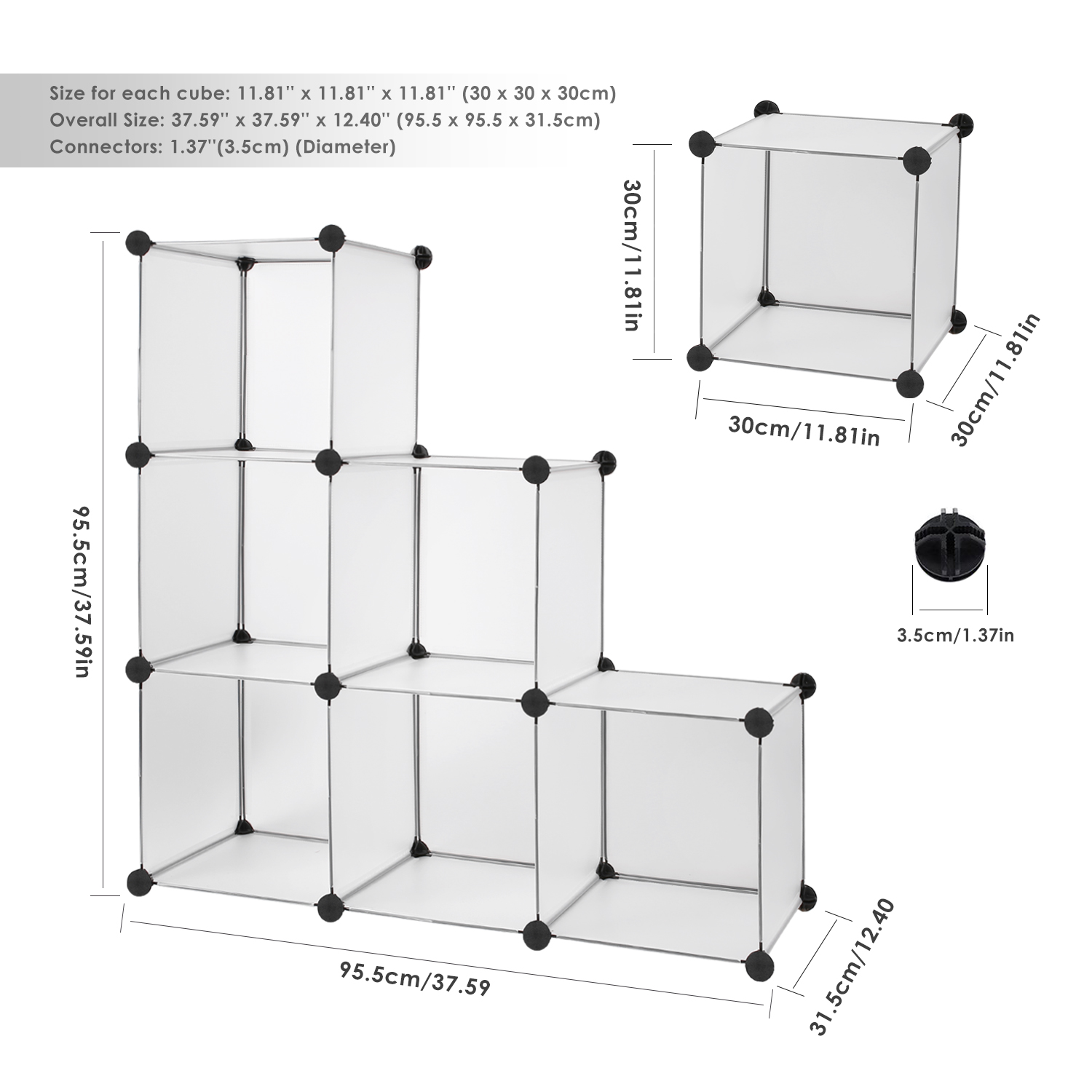 Homfa 10 Cube Shoe Rack, DIY Cubes Storage Organizer, Multiuse Modular –  homfafurniture