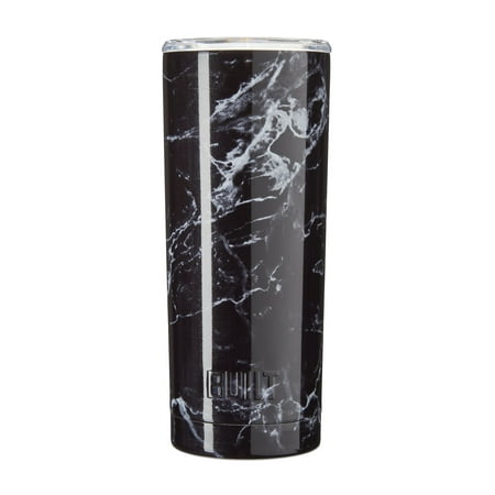 Built 20-Ounce Double-Wall Stainless Steel Tumbler in Black Marble
