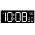 thumbnail image 1 of Reloj de pared digital Soobest con pantalla LED de 10 pulgadas con segundos, 1 of 7