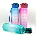 thumbnail image 3 of Penkiiy 34 oz Water Bottle With Times To Drink - 34 oz Water Bottle With Straw - Motivational Water Bottle - Large Water Bottle - Sports Water Bottle With Time Marker - Gym Water Jug 34 oz, 3 of 4