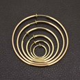 thumbnail image 1 of 1 par de pendientes de aro grandes con forma de círculo, Clip de resorte falso en la nariz, aro para labio, anillo helicoidal, aro, accesorios para oreja de mentira, 1 of 5