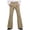 9b-Khaki, variant on Men's Retro Flare Pants Stretch Disco Trousers with Elastic Back Vintage 70s Dress Slacks Fall Pants