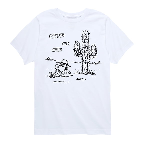 Peanuts - Spike With Cactus - Toddler And Youth Short Sleeve Graphic T-Shirt