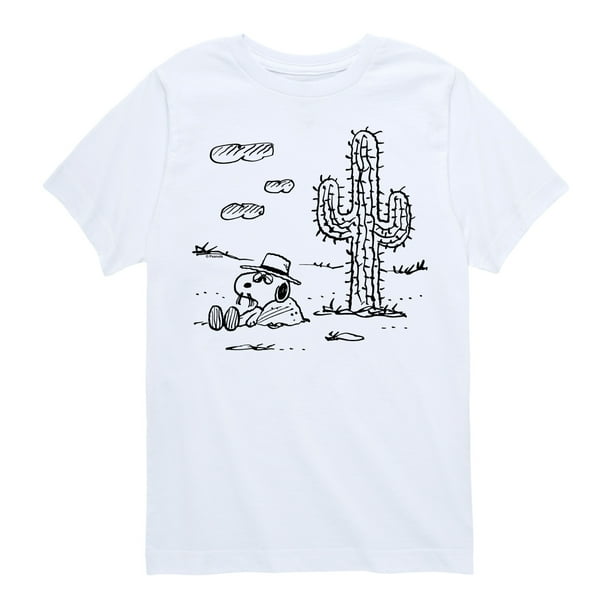 Peanuts Spike With Cactus Toddler And Youth Short Sleeve Graphic T