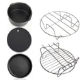 thumbnail image 1 of Souew Fryer Baking 5 Electric Accessories Cake Basket Fryer Set Piece For Pizza Tools & Home Improvement, 1 of 1