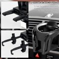 thumbnail image 3 of Soporte para taza de coche, 2 en 1, soporte ajustable para teléfono inteligente, soporte con ventosa para coche, soporte para bebidas calientes, compatible con la mayoría de los vehículos (plateado y, 3 of 5