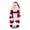 Light, variant on Vickerman 36" Red Traditional Velvet Light Complexion Santa Doll with Stand. This Santa has glasses, stand is removeable.