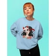 thumbnail image 2 of Girl With Fox Spirit Mask Sweatshirt Women -Smartprints Designs, Female 4X-Large, 2 of 4