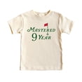thumbnail image 4 of Mastered 9 Years Golf Shirt for Boys & Girls 9th Birthday Party Golfing Theme T-Shirt for Kids Natural Shirt Youth Large, 4 of 5